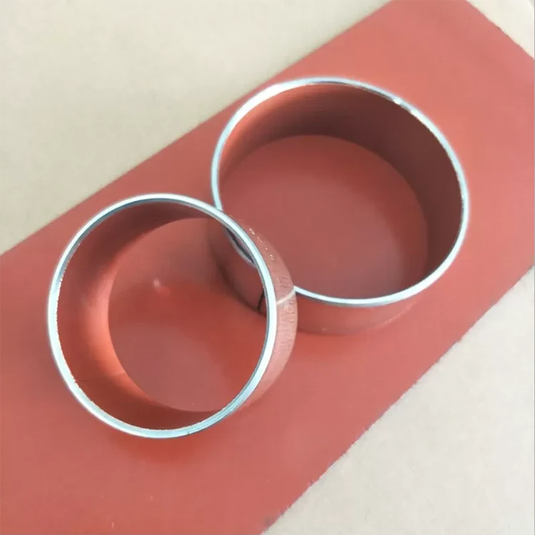 Bujes autolubricantes recubiertos de PTFE rojo DP4